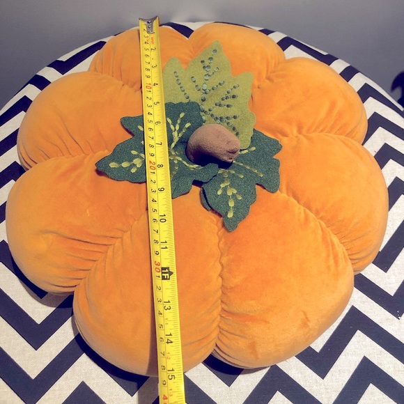 Pier 1 Pumpkin Pillow 🎃 - Picture 4 of 5